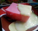 Foto langkah ke 7 dari resep Puding Santan Strawberry.