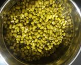A picture of step 2 of Green moong dal chilla.