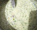 A picture of step 4 of Pudina chutney.