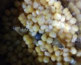 A picture of step 1 of Edible Corn Canapes with Tricolor Rabdi.