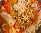 Lecsós szelet jázminrizs körettel 🥓🥩🍚🍻 recept fázis 7 fotója