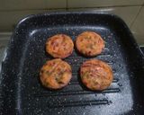 A picture of step 4 of Veg aloo poha tikkis.