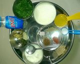 A picture of step 1 of Instant suji Dhokla.