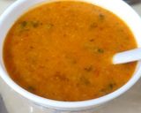 A picture of step 5 of Tuvar Dal.