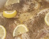 A picture of step 2 of Crockpot lemon basil chicken.