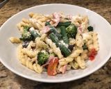 A picture of step 6 of Summertime Pasta Salad.
