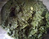 A picture of step 6 of Sarson Ka saag.