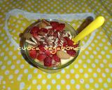 Foto del passaggio 6 della ricetta Macedonia Frutta fresca Noci Mandorle e Cioccolato Fondente