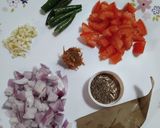 A picture of step 3 of Black Bean Curry.