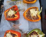 Foto langkah ke 4 dari resep Stuff peppers with Minced Beef and Mashed Potato.