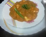 A picture of step 5 of Spicy Shahi Paneer.