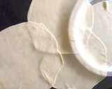 A picture of step 3 of Spring roll sheets.