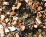 A picture of step 3 of Mushroom and Bologna Omelet.