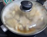 Foto del paso 3 de la receta: Setas con picadillo, salsa Cabrales y patatas