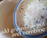 A picture of step 6 of Coconut Pancakes.