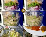 A picture of step 1 of Mutton karahi Kabab.