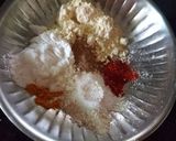 A picture of step 2 of Karela chips with apple juice (bitter guard chips).