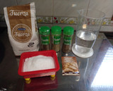 Foto del paso 1 de la receta: Pan de romero, tomillo y albahaca. En panificadora Lidl