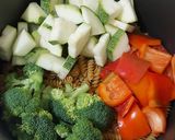 Foto del paso 4 de la receta: Fideos Tirabuzón con Vegetales