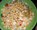 A picture of step 2 of Mix fruit chat.