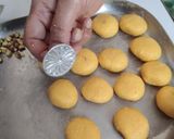 A picture of step 6 of Easy Homemade Peda.