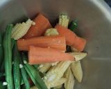 A picture of step 2 of Cheesy chicken and vegetable skillet.