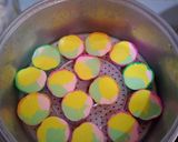 Foto langkah ke 5 dari resep Bolu kukus mawar pelangi.