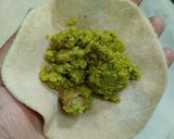 A picture of step 1 of Khasta Matar Kachori.