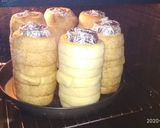 Kürtőskalács sörösdobozon sütve, sütőben recept fázis 12 fotója
