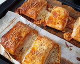 Foto del paso 5 de la receta: Napolitanas de jamón y queso