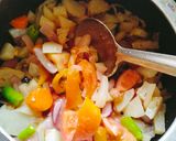 A picture of step 4 of Dal khichdi.