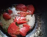 A picture of step 3 of Pickles chilli potatoes.