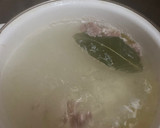 Foto del paso 1 de la receta: Sopa de arroz y jamón