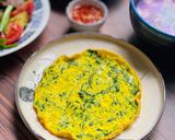 Hình bước làm 4 của món Cải Kale Chiên Trứng