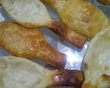 A picture of step 15 of #Chiken_grill_bite_in_Puff #spoon.With#Lentil_Soup.