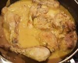 A picture of step 5 of Chicken in Mustard, Beer, and Honey Sauce.
