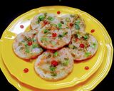 रवा मिनी उत्तपम(rawa mini uttapam recipe in hindi) रेसिपी चरण 4 फोटो