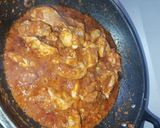 A picture of step 4 of Koyla Karahi ❤😍.