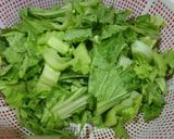 Hình bước làm 1 của món Canh cải xanh nấu thịt băm