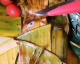 Une image de l'étape 13 de Saumon 🦈en papillote de feuilles 🍌de bananier.