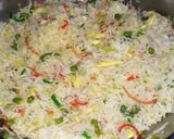 A picture of step 7 of Chinese fried rice.
