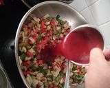 A picture of step 5 of Paneer Chilli(gravy).