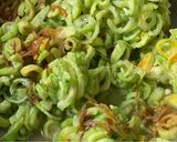 A picture of step 3 of Kareley Gosht.