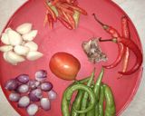 Foto langkah ke 2 dari resep Cumi Asin Pete Cabe Ijo.