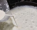 A picture of step 3 of Saboodana custard.