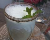 A picture of step 2 of Mint lassi 🌿🌿.