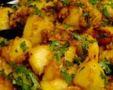 आलू की चटपटी सब्ज़ी रेसिपी चरण 5 फोटो
