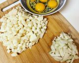 A picture of step 1 of Omelet Kentang/Patatesli menemen/Potato Omelet.