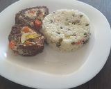 Foto del paso 10 de la receta: Arrollado de carne picada relleno con crema de ricota y vegetales
