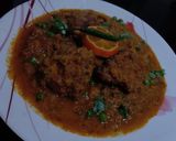 A picture of step 3 of Fish curry.